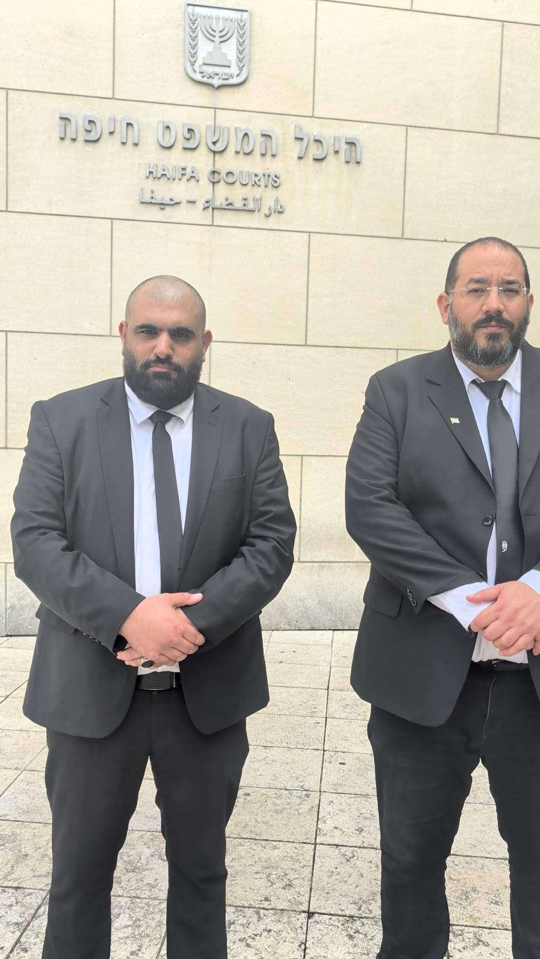 גאלב במגרש הטניס
